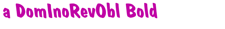 a DomInoRevObl Bold